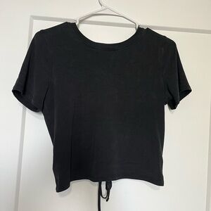 Lululemon Black Open Back Top